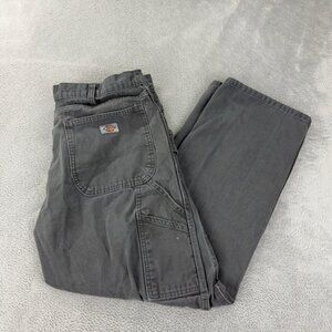 Dickies Grey Cargo Carpenter Pants Straight Leg Men’s Size 36 x 30 US